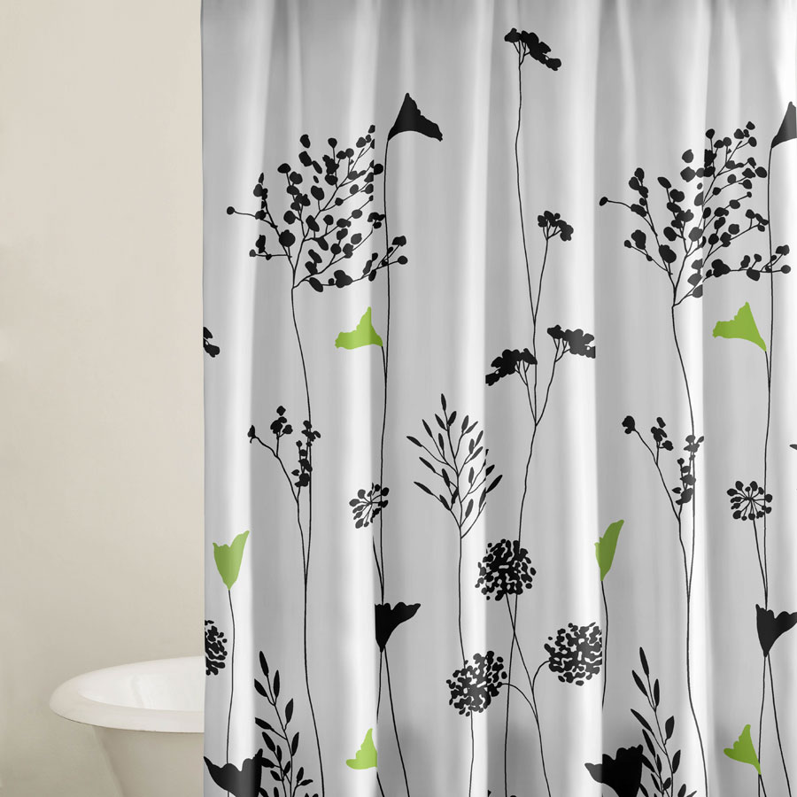 Arts And Crafts Shower Curtain Asian Inspired Faucet