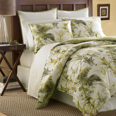 Tommy Bahama Home, Island Botanical Queen Comforter Set Bedding