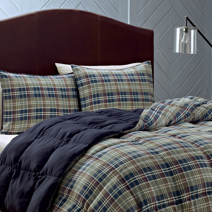 Eddie Bauer Rugged Plaid Comforter Set from Beddingstyle.com