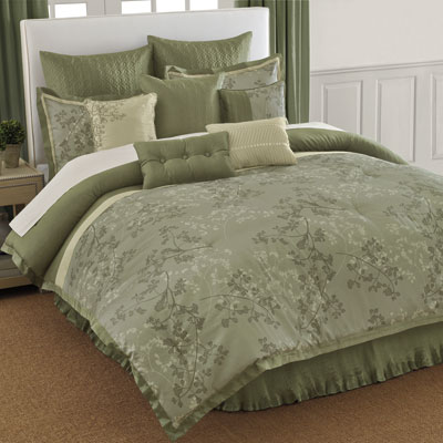 Green  Gray Bedding on Beddingstyle  Manor Hill Windsor Terrace