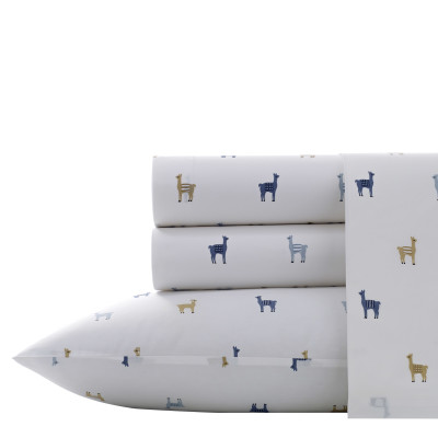 Poppy & Fritz Llamas Cotton Percale Sheet Set