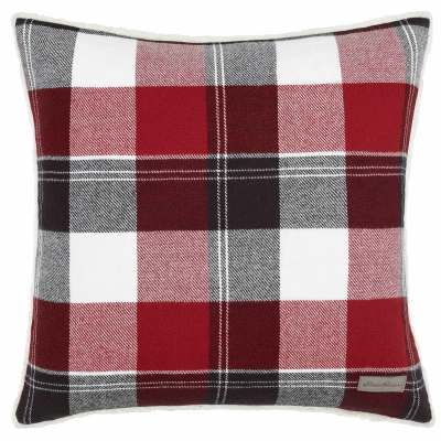Eddie Bauer Lodge Red Twill Decorative Pillow