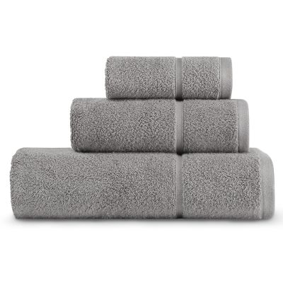 Vera Wang Modern Lux Grey Cotton-Terry Towel Set