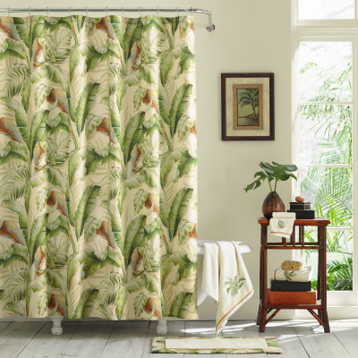 Tommy Bahama Palmiers Canvas Shower Curtain