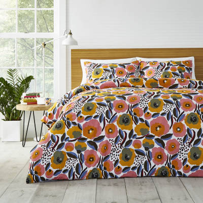 Marimekko Rosarium Cotton Comforter-Sham Set
