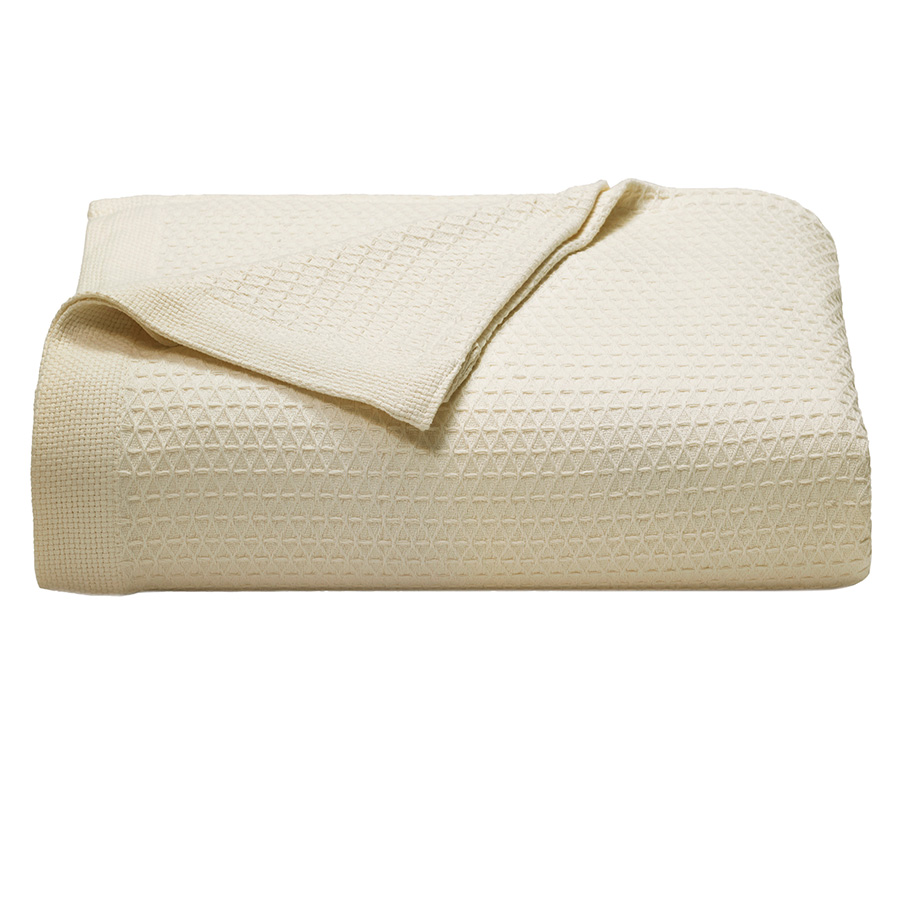 Twin Blanket Nautica Baird Ivory