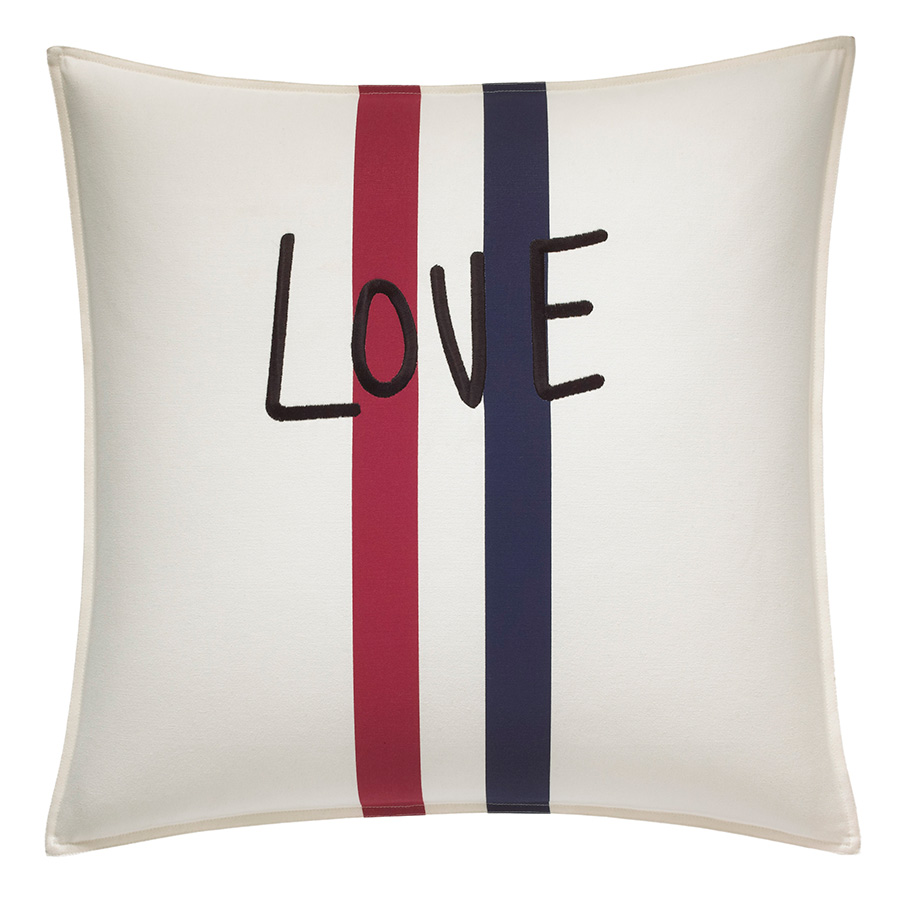 Decorative Pillow ED Ellen DeGeneres Embroidered Love