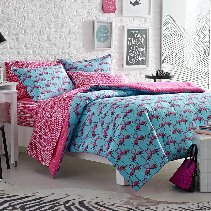 Twin Comforter Set Betsey Johnson Love Birds