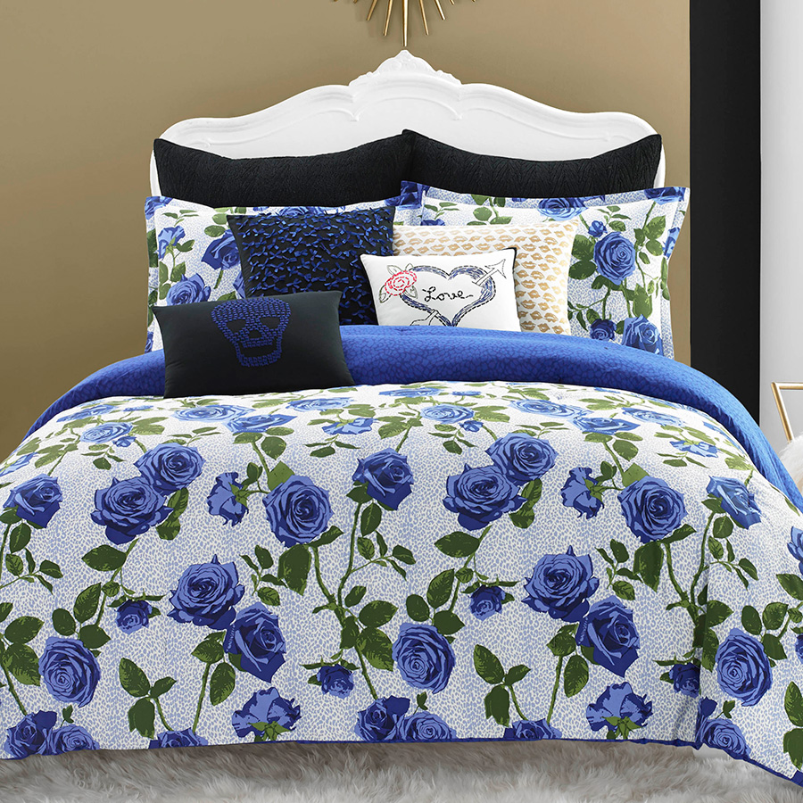 Twin Comforter Set Betsey Johnson Regal Roses
