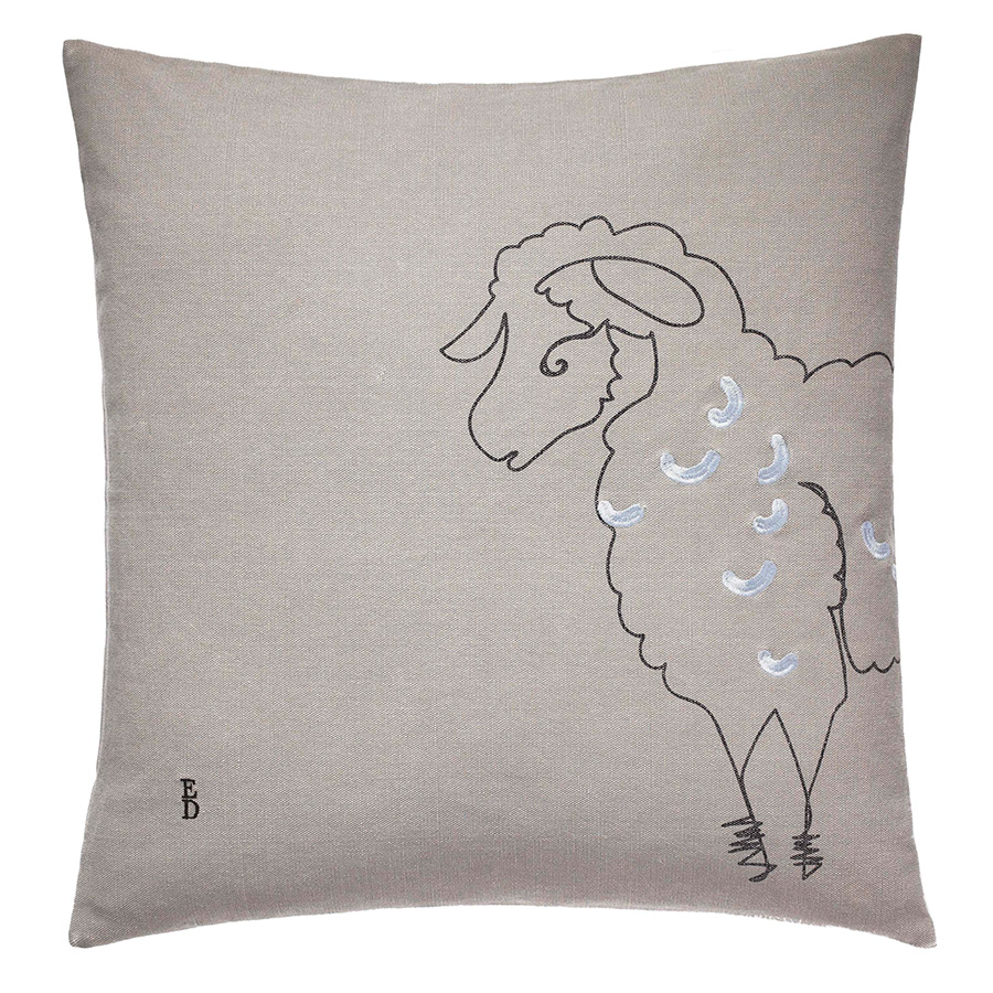 Decorative Pillow ED Ellen DeGeneres Printed Sheep
